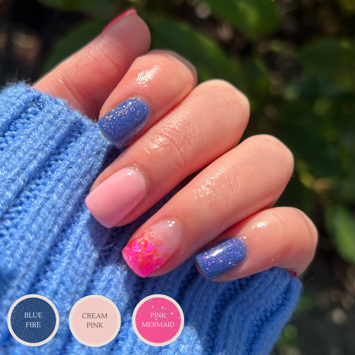 Pink Mermaid Dyppepulver