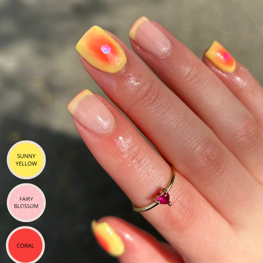 Sunny yellow Dyppepulver
