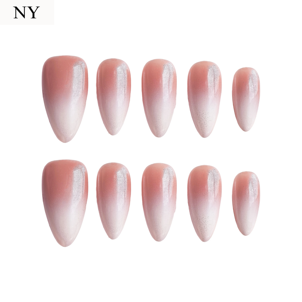 Glazed Ombre | Handmade Press-Ons