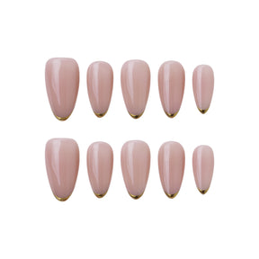 Golden Tips | Handmade Press-Ons