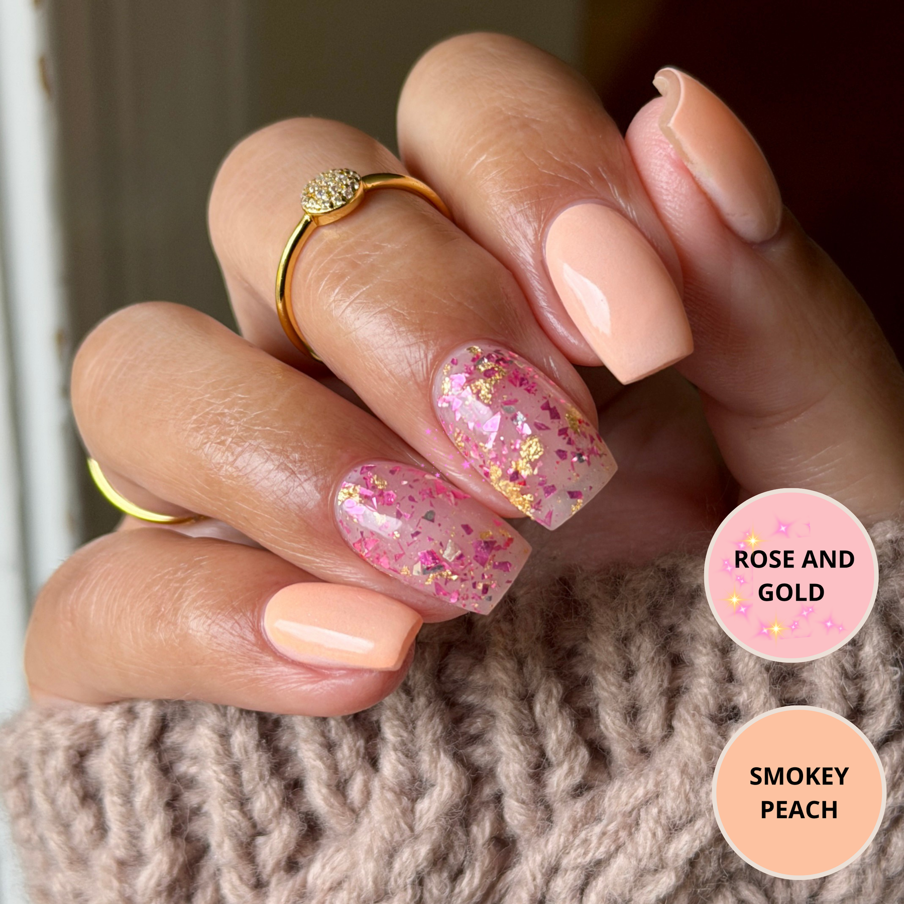 Rose and Gold Dyppepulver