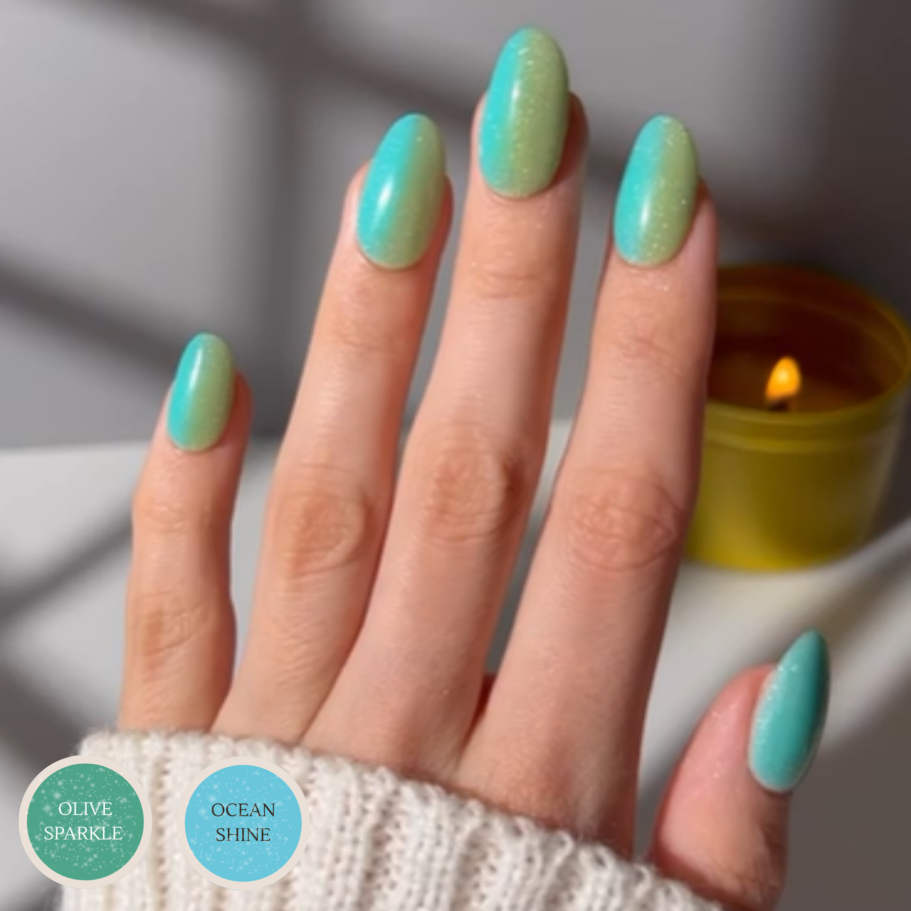 Olive Sparkle Dyppepulver