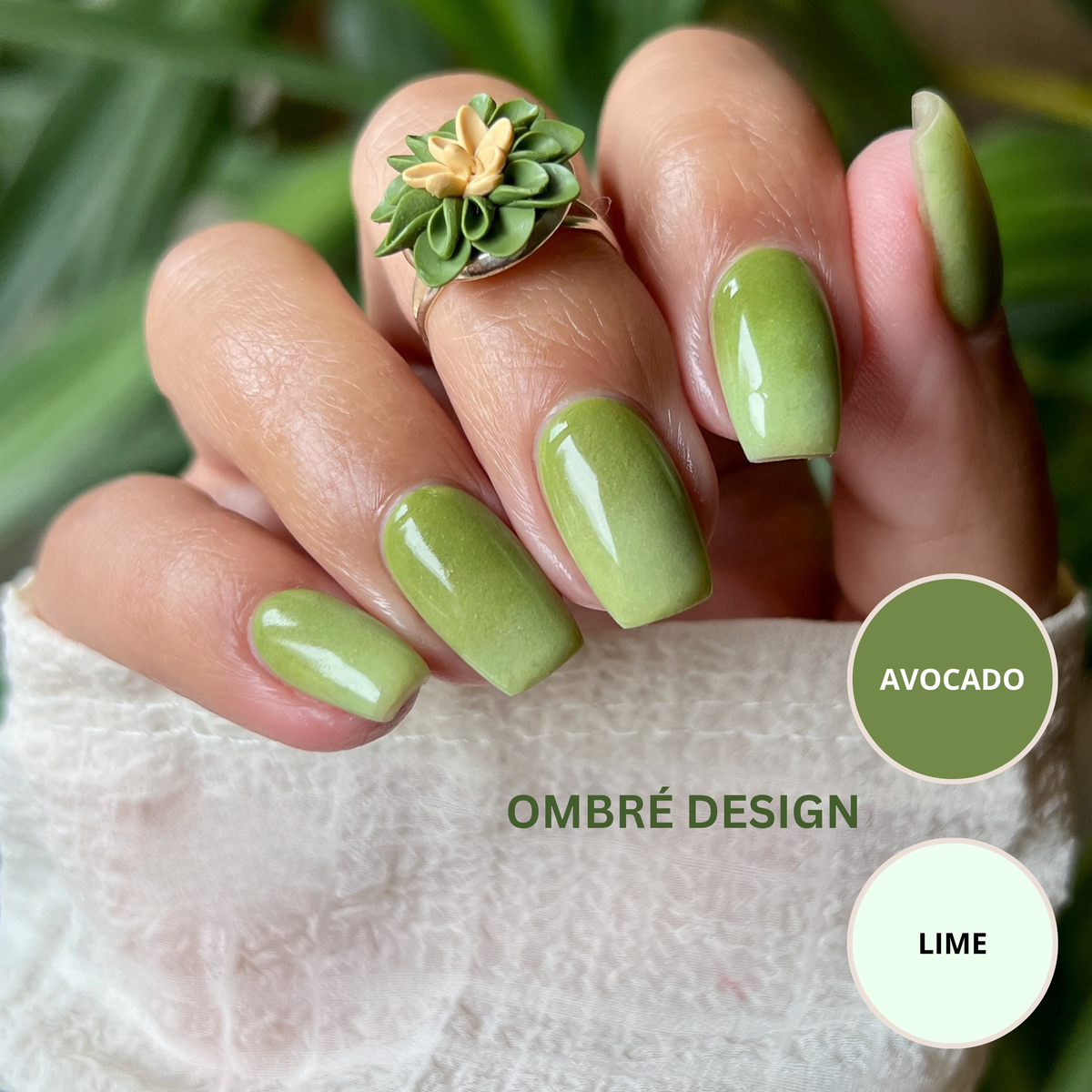 Avocado Green Dyppepulver