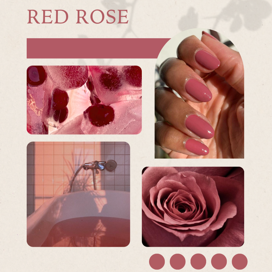 Red Soft Rose Dyppepulver